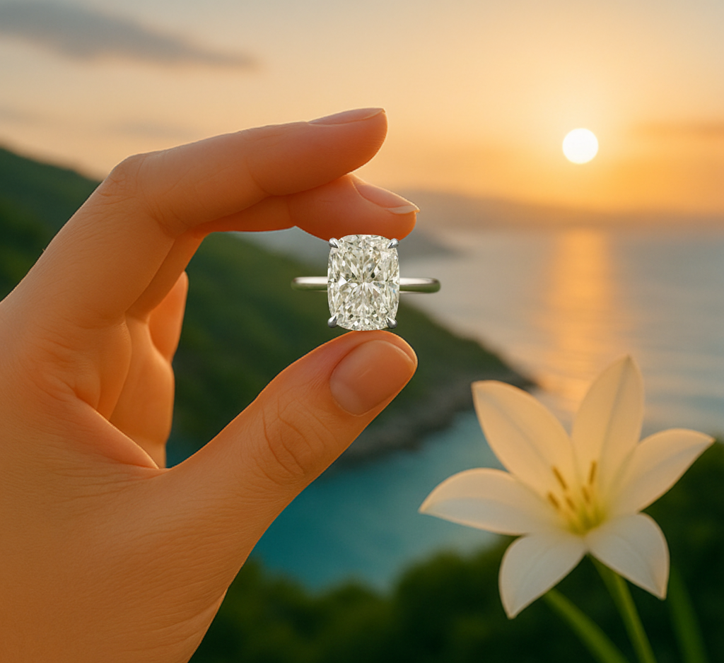 The Best Brilliant Cushion Cut Engagement Rings In Dallas
