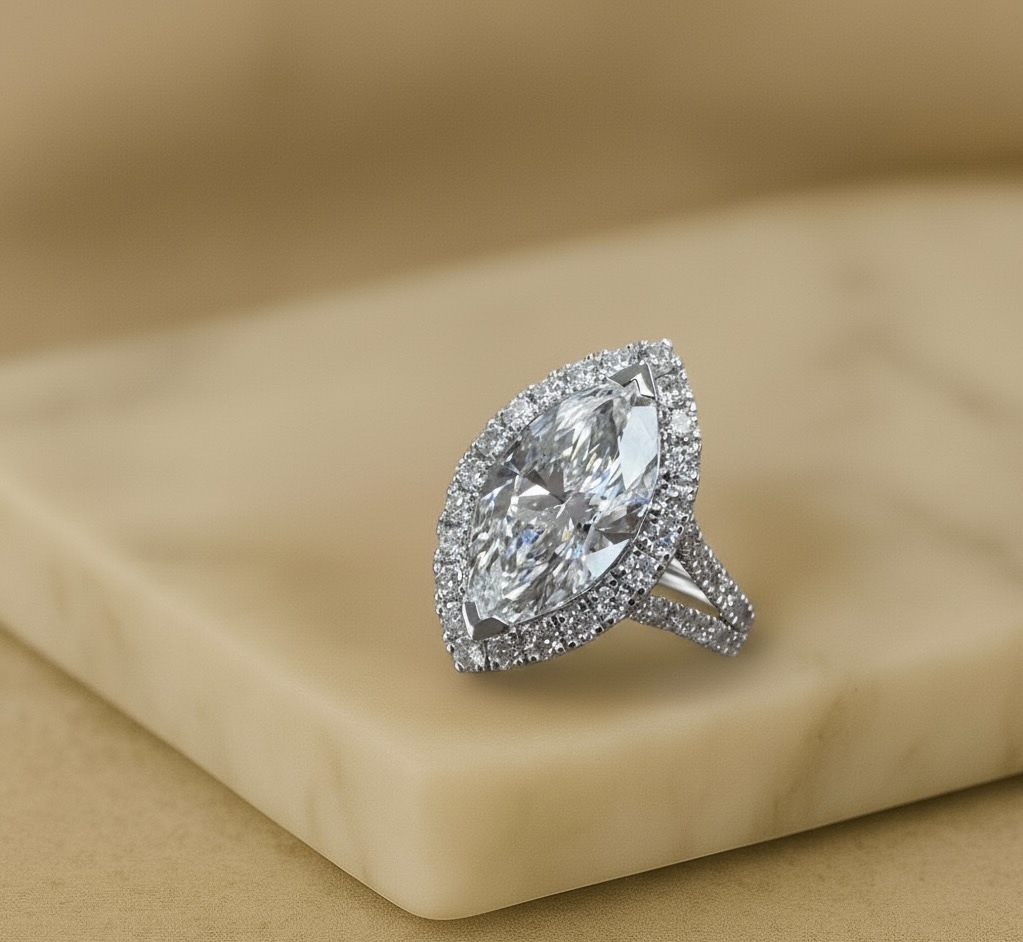 The best One of a Kind Marquise Diamond Ring