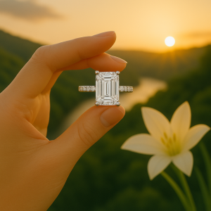 Emerlad engagement ring