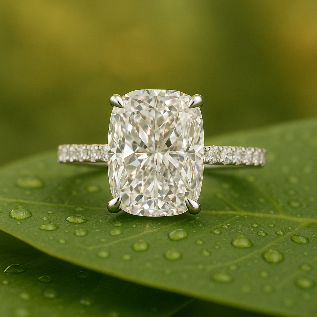 The Best Perfect Cushion Cut Diamond Ring you Need!