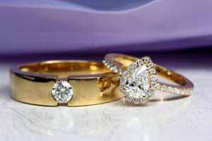 pear shaped engagement ring