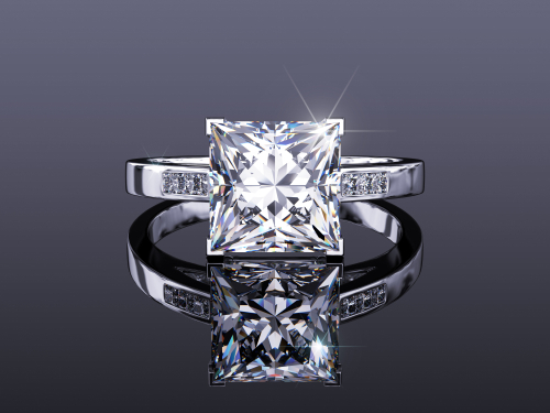 The Best Princess  Engagement Ring in Dallas