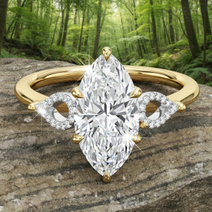 A Love That Shines Forever- Marquise Halo Diamond Ring