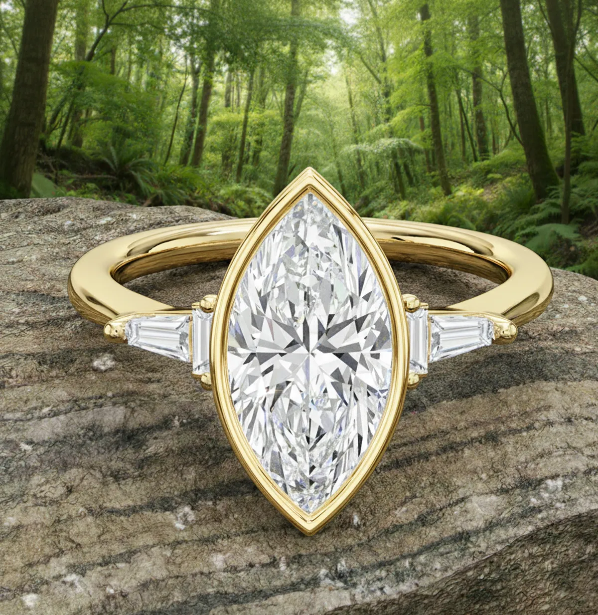 Classic Marquise Engagement rings