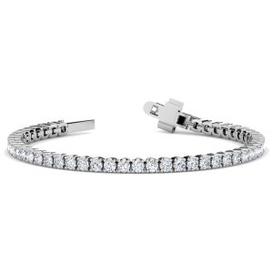 8.67ct Diamond Tennis Bracelet, White Gold Luxury