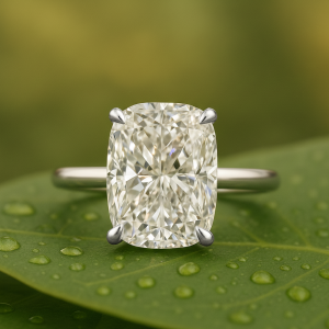 Classic Cushion Solitaire Engagement Ring, Elegant Design,True Wholesale Price in Dallas